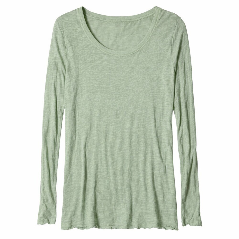 Long-Sleeve Slub Jersey Tee